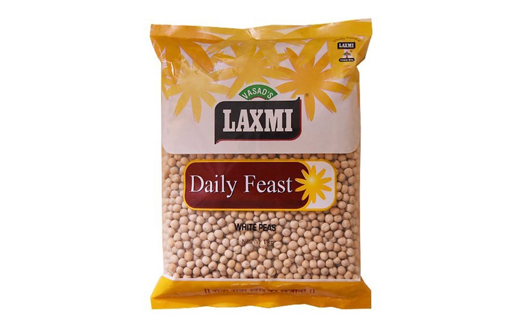 Laxmi Daily Feast White Peas    Pack  1 kilogram